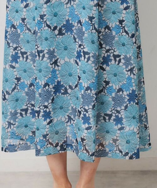 SunaUna / スーナウーナ ロング・マキシ丈スカート | 【&yours project／S～L】レース柄フレアスカート | 詳細20