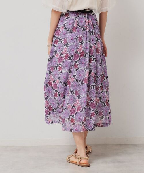 SunaUna / スーナウーナ ロング・マキシ丈スカート | 【&yours project／S～L】レース柄フレアスカート | 詳細7