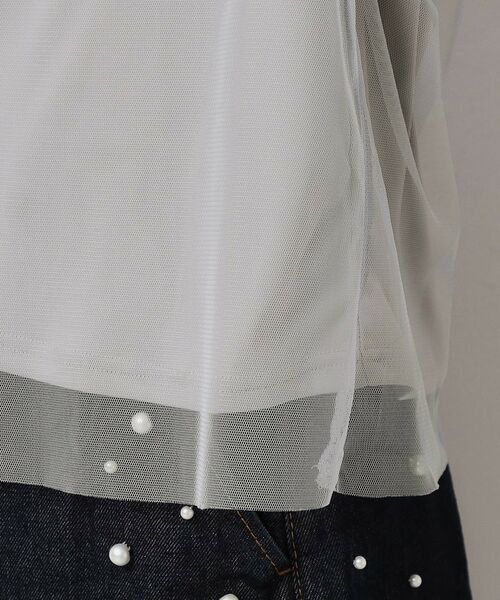 SunaUna / スーナウーナ シャツ・ブラウス | 【5分袖／パフスリーブ】チュールプルオーバー | 詳細18