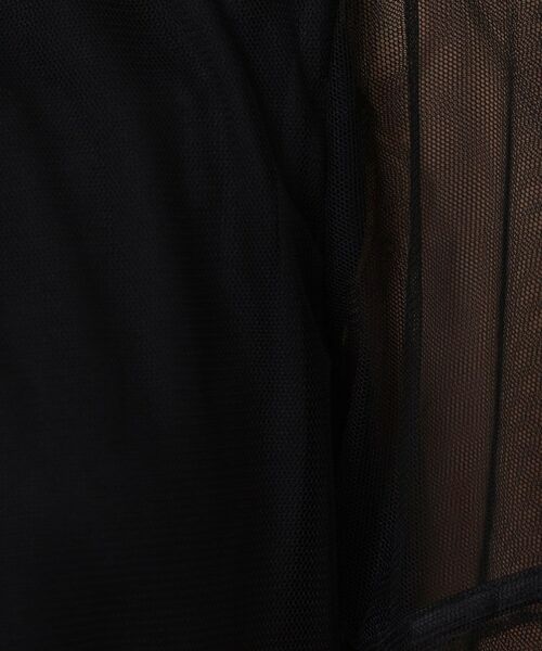 SunaUna / スーナウーナ シャツ・ブラウス | 【5分袖／パフスリーブ】チュールプルオーバー | 詳細5