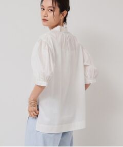 SunaUna / スーナウーナ シャツ・ブラウス | 【シャーリング／チュニック】スキッパーブラウス