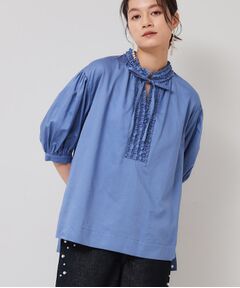 SunaUna / スーナウーナ シャツ・ブラウス | 【シャーリング／チュニック】スキッパーブラウス