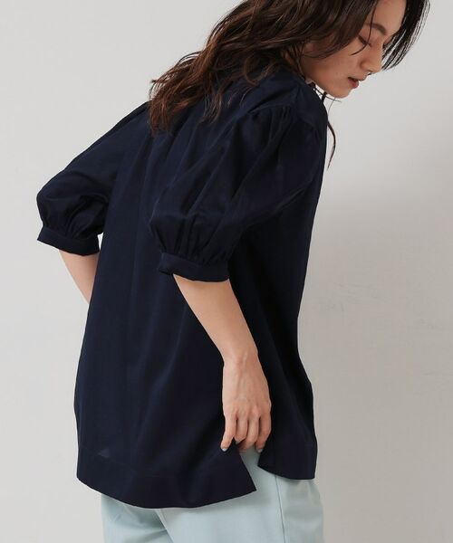 SunaUna / スーナウーナ シャツ・ブラウス | 【シャーリング／チュニック】スキッパーブラウス | 詳細12