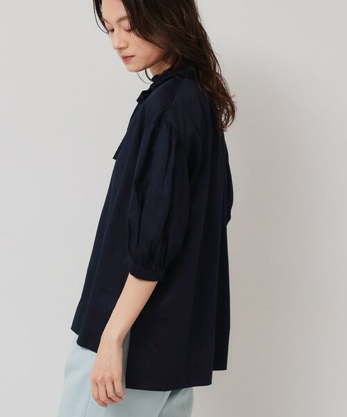 SunaUna / スーナウーナ シャツ・ブラウス | 【シャーリング／チュニック】スキッパーブラウス | 詳細15