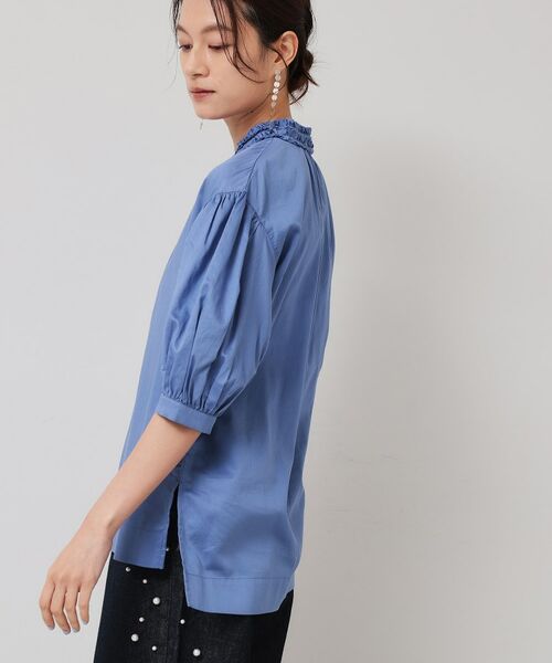 SunaUna / スーナウーナ シャツ・ブラウス | 【シャーリング／チュニック】スキッパーブラウス | 詳細9