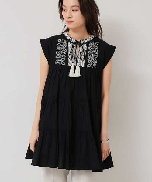 SunaUna / スーナウーナ チュニック | 【刺繍／インド綿】ティアードブラウス | 詳細14
