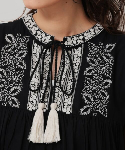 SunaUna / スーナウーナ チュニック | 【刺繍／インド綿】ティアードブラウス | 詳細17