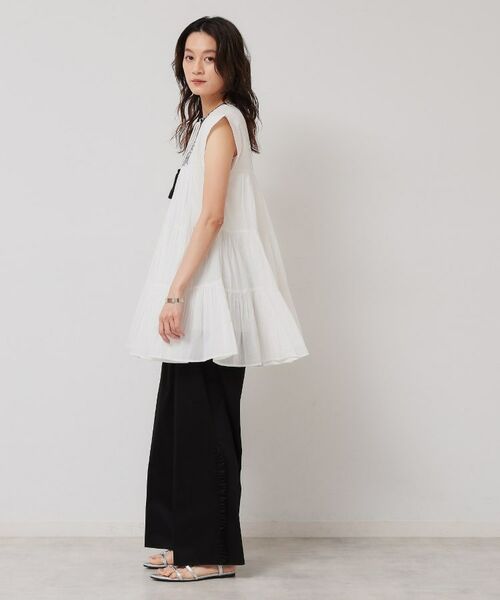 SunaUna / スーナウーナ チュニック | 【刺繍／インド綿】ティアードブラウス | 詳細2