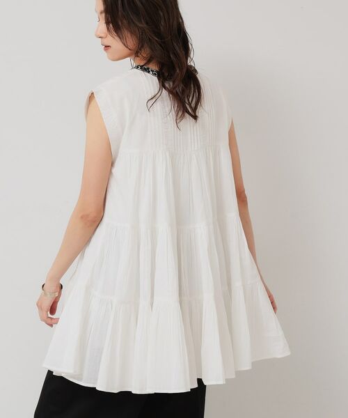 SunaUna / スーナウーナ チュニック | 【刺繍／インド綿】ティアードブラウス | 詳細6