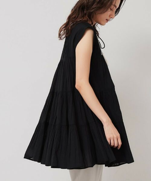 SunaUna / スーナウーナ チュニック | 【刺繍／インド綿】ティアードブラウス | 詳細8