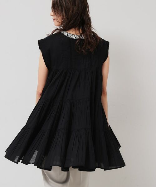 SunaUna / スーナウーナ チュニック | 【刺繍／インド綿】ティアードブラウス | 詳細9