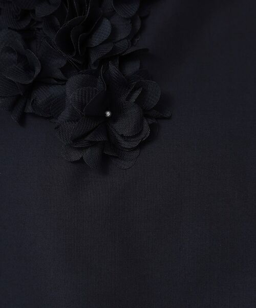 SunaUna / スーナウーナ シャツ・ブラウス | 【接触冷感／ペプラム】コサージュ風ブラウス | 詳細12