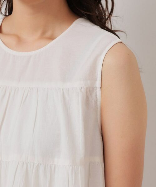 SunaUna / スーナウーナ シャツ・ブラウス | 【裾スカラ刺繍／綿ボイル】ティアードブラウス | 詳細14