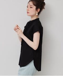 SunaUna / スーナウーナ シャツ・ブラウス | 【コンパクトフリル／3色展開】フレンチスリーブブラウス