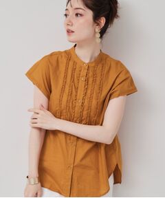 SunaUna / スーナウーナ シャツ・ブラウス | 【コンパクトフリル／3色展開】フレンチスリーブブラウス