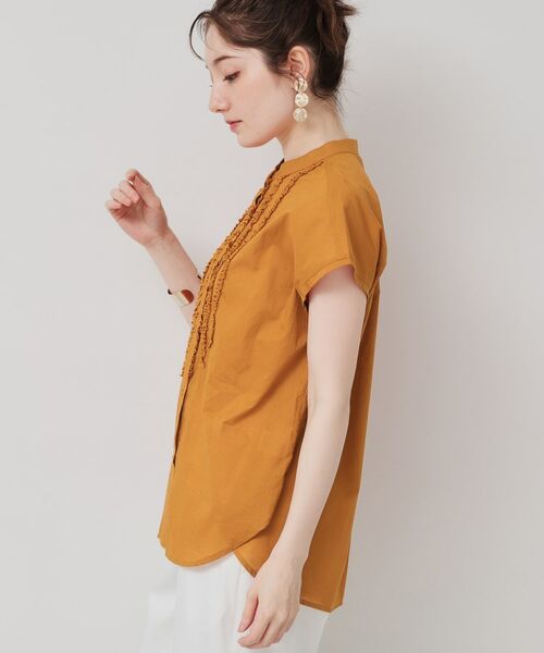 SunaUna / スーナウーナ シャツ・ブラウス | 【コンパクトフリル／3色展開】フレンチスリーブブラウス | 詳細15