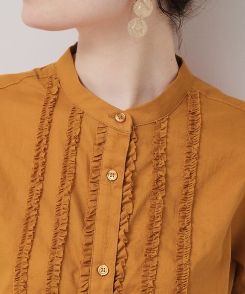 SunaUna / スーナウーナ シャツ・ブラウス | 【コンパクトフリル／3色展開】フレンチスリーブブラウス | 詳細17