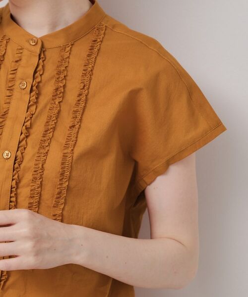 SunaUna / スーナウーナ シャツ・ブラウス | 【コンパクトフリル／3色展開】フレンチスリーブブラウス | 詳細18