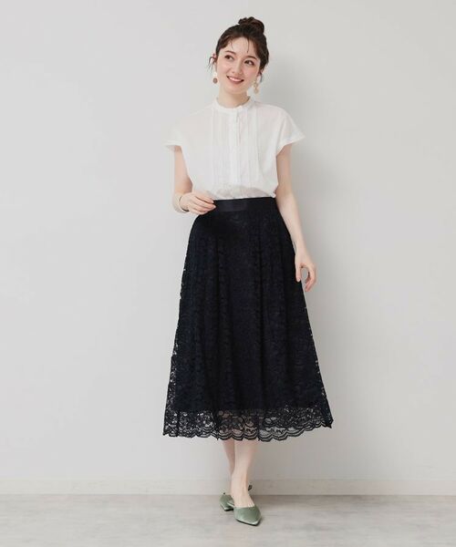 SunaUna / スーナウーナ シャツ・ブラウス | 【コンパクトフリル／3色展開】フレンチスリーブブラウス | 詳細4