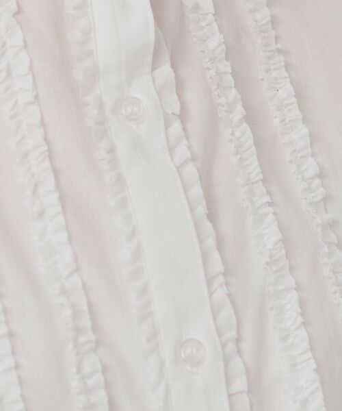 SunaUna / スーナウーナ シャツ・ブラウス | 【コンパクトフリル／3色展開】フレンチスリーブブラウス | 詳細5