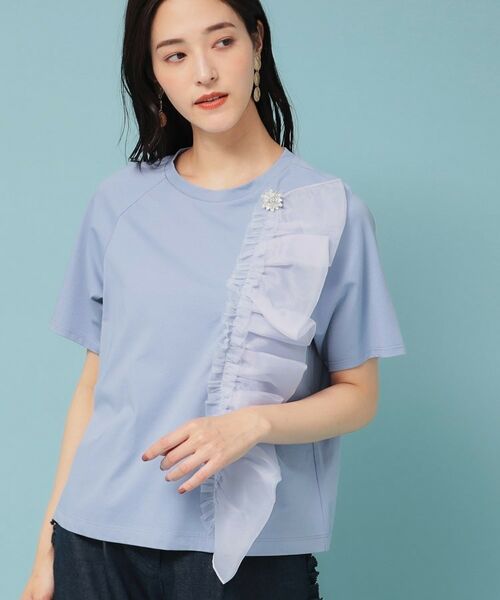 【美品】SunaUna スーナウーナ 紺色長袖 日本製 ウエストマークトップス 公式】SunaUna（スーナウーナ）の通販 | 通販アイテム検索