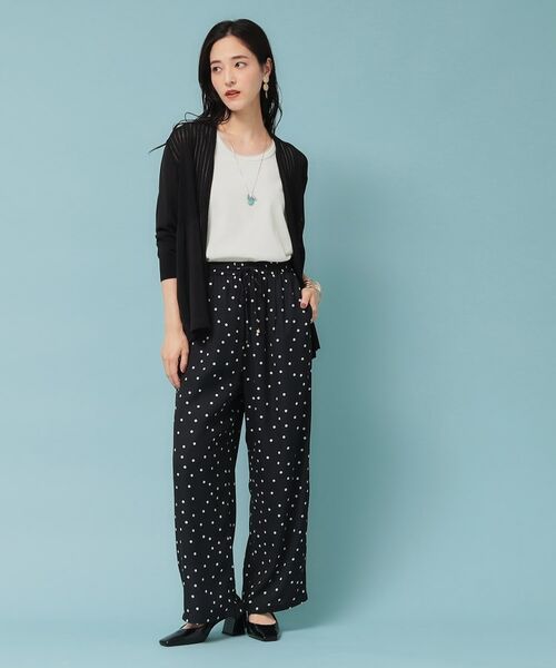 SunaUna / スーナウーナ カットソー | 【異素材使い】ワイドリブタンクトップ | 詳細4