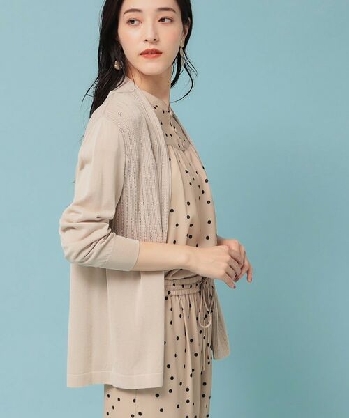 SunaUna / スーナウーナ カーディガン・ボレロ | 【軽羽織り／日本製】ミドル丈着流しカーディガン | 詳細11