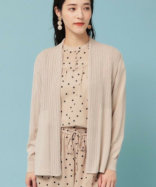 SunaUna / スーナウーナ カーディガン・ボレロ | 【軽羽織り／日本製】ミドル丈着流しカーディガン | 詳細13