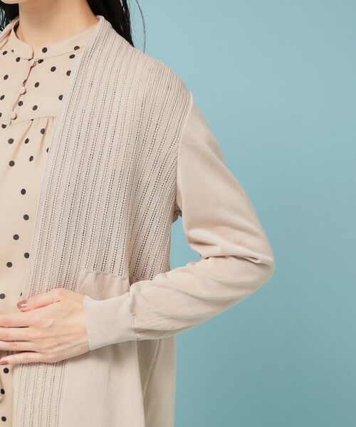 SunaUna / スーナウーナ カーディガン・ボレロ | 【軽羽織り／日本製】ミドル丈着流しカーディガン | 詳細17