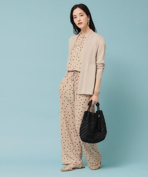 SunaUna / スーナウーナ カーディガン・ボレロ | 【軽羽織り／日本製】ミドル丈着流しカーディガン | 詳細4