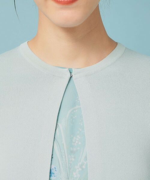 SunaUna / スーナウーナ カーディガン・ボレロ | 【人気シリーズ/4色展開】スカラップ7分袖ボレロ | 詳細21