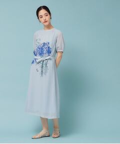 SunaUna / スーナウーナ ロング・マキシ丈ワンピース | 【co creation and yours／SS～L】パネル柄ワンピース