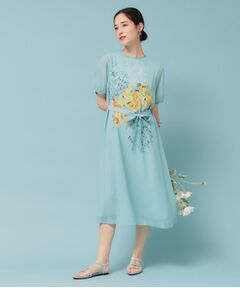 SunaUna / スーナウーナ ロング・マキシ丈ワンピース | 【co creation and yours／SS～L】パネル柄ワンピース