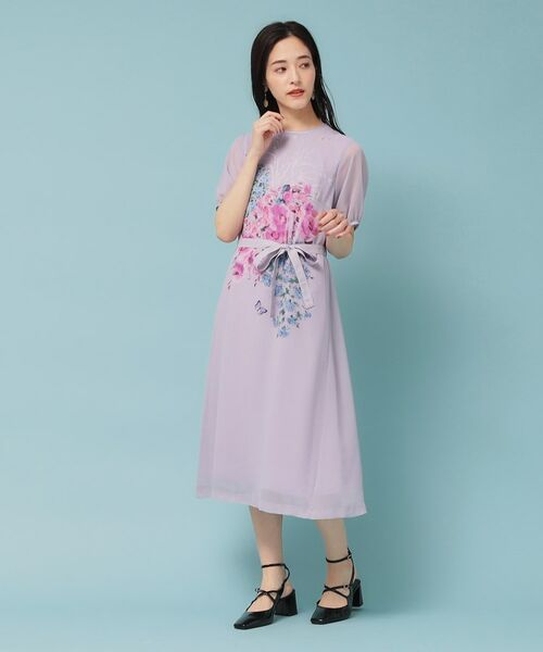 SunaUna / スーナウーナ ロング・マキシ丈ワンピース | 【co creation and yours／SS～L】パネル柄ワンピース | 詳細11