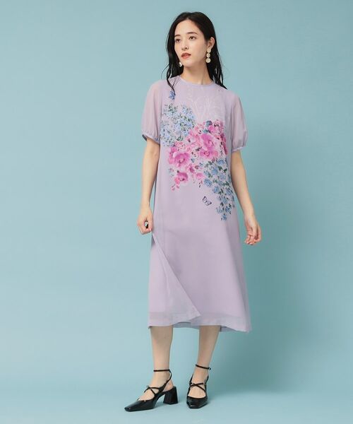 SunaUna / スーナウーナ ロング・マキシ丈ワンピース | 【co creation and yours／SS～L】パネル柄ワンピース | 詳細12