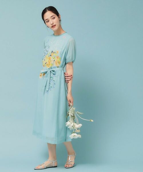 SunaUna / スーナウーナ ロング・マキシ丈ワンピース | 【co creation and yours／SS～L】パネル柄ワンピース | 詳細8