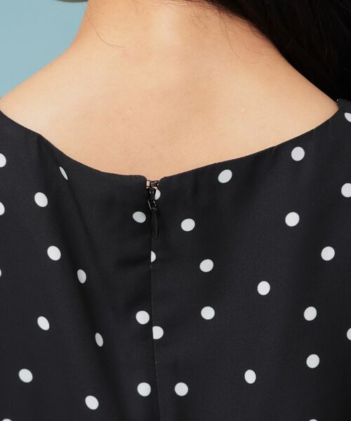 SunaUna / スーナウーナ ロング・マキシ丈ワンピース | 【袖ラッフル/S~L】ドットワンピース | 詳細14