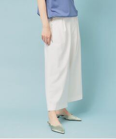 SunaUna / スーナウーナ ショート・ハーフ・半端丈パンツ | 【ウエストゴム／S～L】ガウチョパンツ