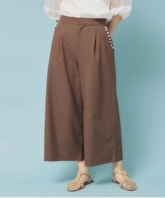 SunaUna / スーナウーナ ショート・ハーフ・半端丈パンツ | 【ウエストゴム／S～L】ガウチョパンツ