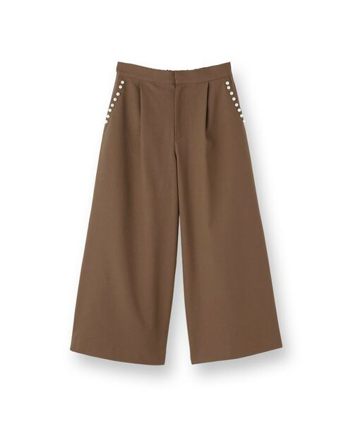 SunaUna / スーナウーナ ショート・ハーフ・半端丈パンツ | 【ウエストゴム/S~L】ガウチョパンツ | 詳細1