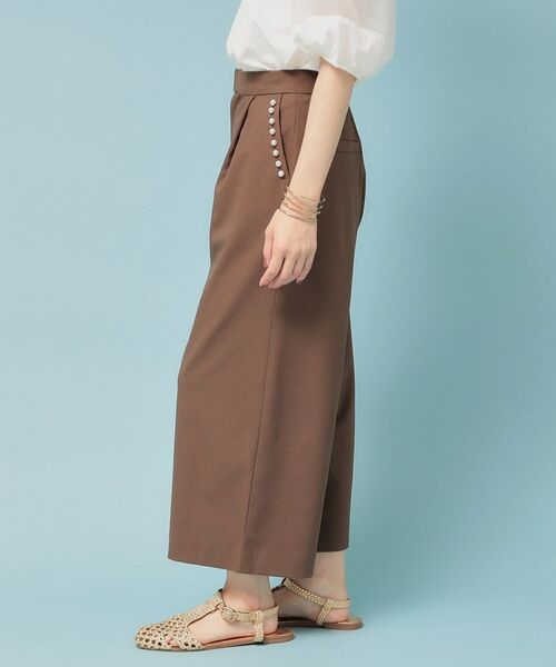 SunaUna / スーナウーナ ショート・ハーフ・半端丈パンツ | 【ウエストゴム/S~L】ガウチョパンツ | 詳細15