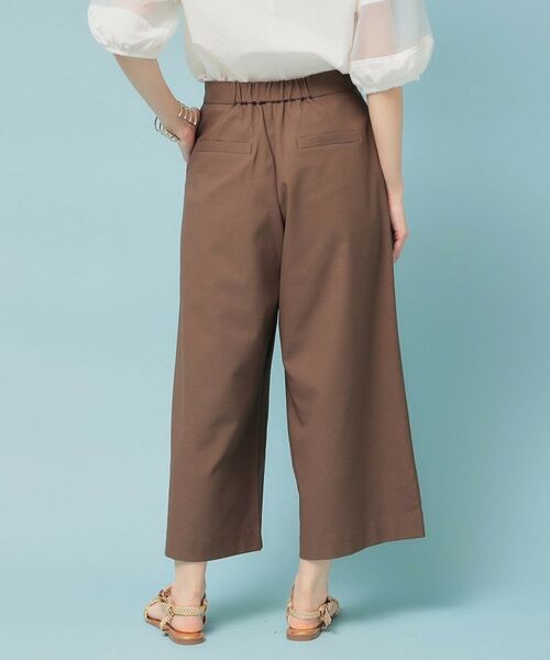 SunaUna / スーナウーナ ショート・ハーフ・半端丈パンツ | 【ウエストゴム/S~L】ガウチョパンツ | 詳細16