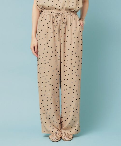 SunaUna / スーナウーナ パンツ | 【ドット柄/S~L】ワイドパンツ | 詳細10