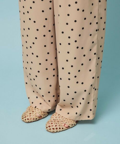 SunaUna / スーナウーナ パンツ | 【ドット柄/S~L】ワイドパンツ | 詳細15