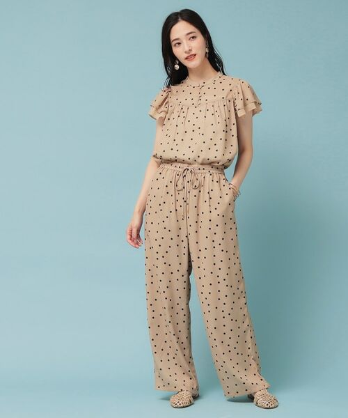 SunaUna / スーナウーナ パンツ | 【ドット柄/S~L】ワイドパンツ | 詳細4