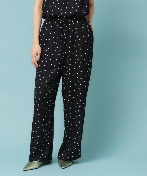 SunaUna / スーナウーナ パンツ | 【ドット柄/S~L】ワイドパンツ | 詳細5