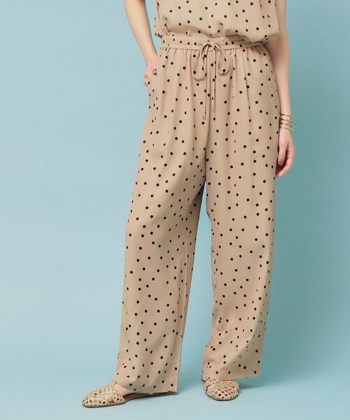 SunaUna / スーナウーナ パンツ | 【ドット柄/S~L】ワイドパンツ | 詳細7