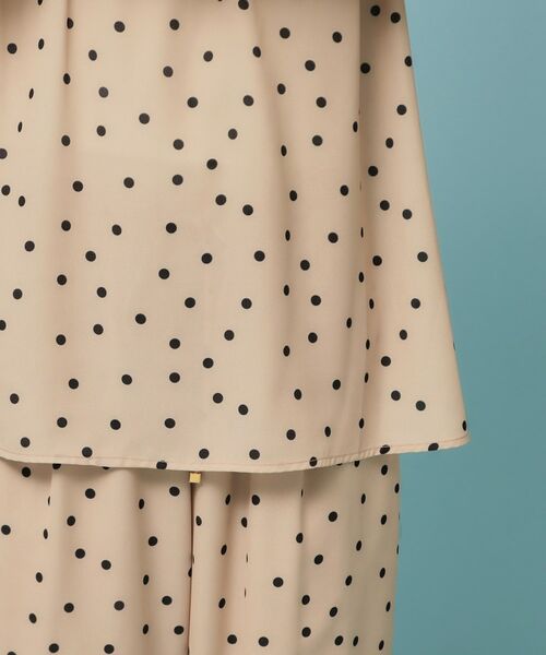 SunaUna / スーナウーナ シャツ・ブラウス | 【袖ラッフル/S~L】ドット柄ブラウス | 詳細15