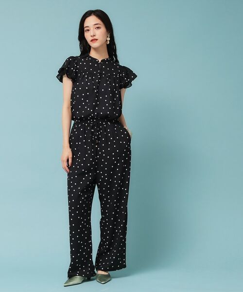 SunaUna / スーナウーナ シャツ・ブラウス | 【袖ラッフル/S~L】ドット柄ブラウス | 詳細3