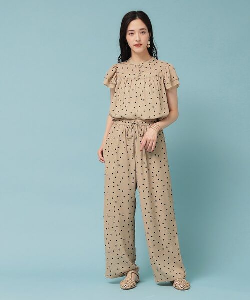 SunaUna / スーナウーナ シャツ・ブラウス | 【袖ラッフル/S~L】ドット柄ブラウス | 詳細6